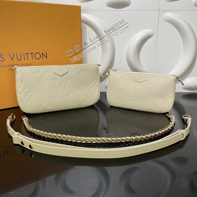 LOUIS VUITTON專櫃新款包包 路易威登Multi Pochette Accessoires斜挎包 LV雙包雙鏈女包  ydh4121